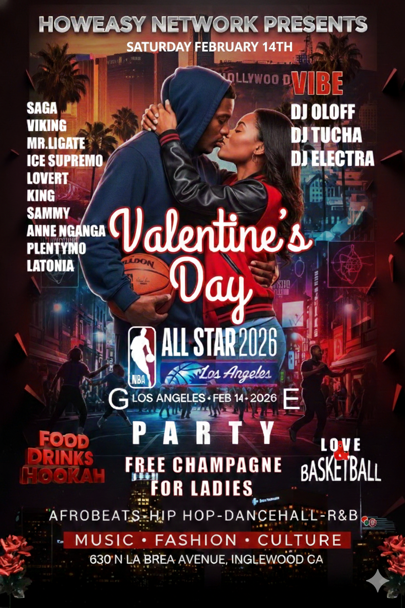 Saturday, Feb 14 - Valentine's Day NBA All-Star Party @ Inglewood